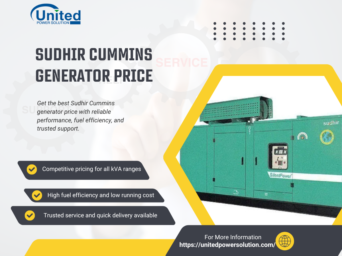 Sudhir cummins generator price