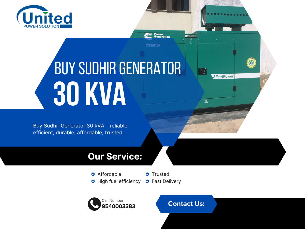 Buy sudhir generator 30 kva