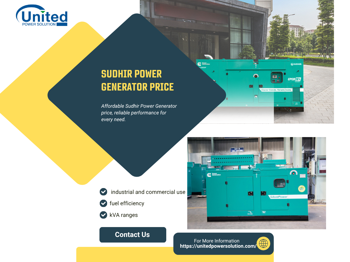 Sudhir Power Generator Price