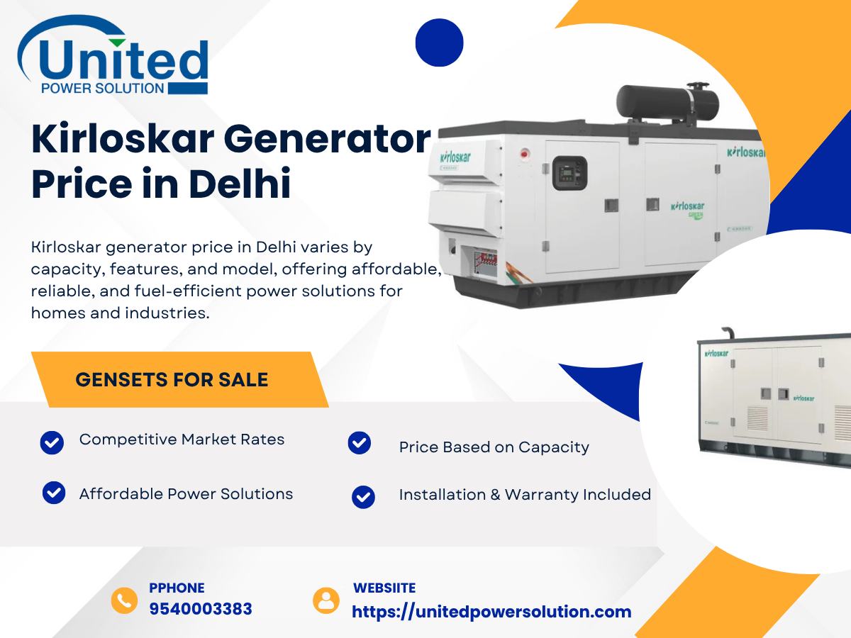 Kirloskar Generator Price in Delhi