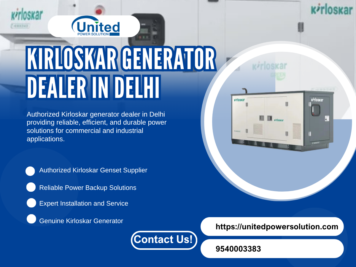Kirloskar Generator Dealer in Delhi