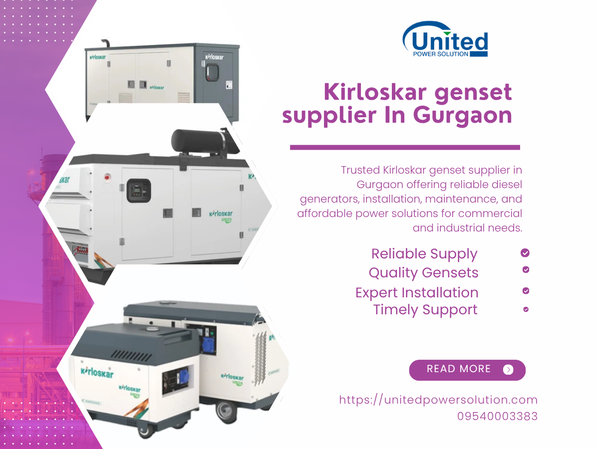 Kirloskar genset supplier In Gurgaon