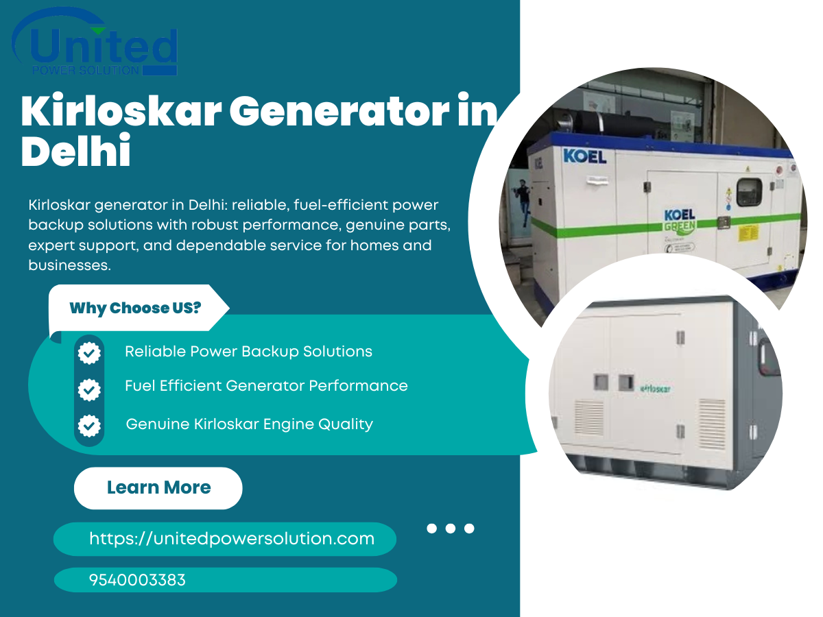 Kirloskar Generator in Delhi