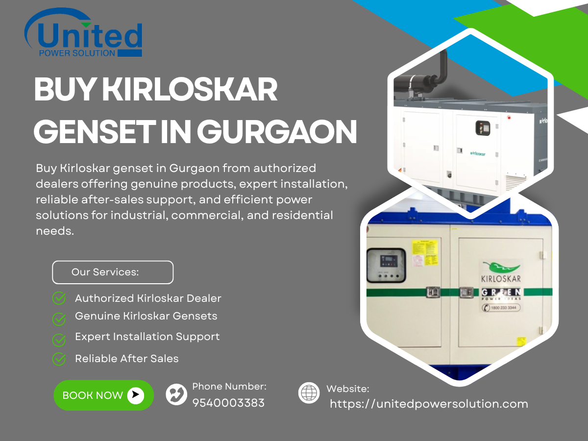 Buy Kirloskar Genset in Gurgaon