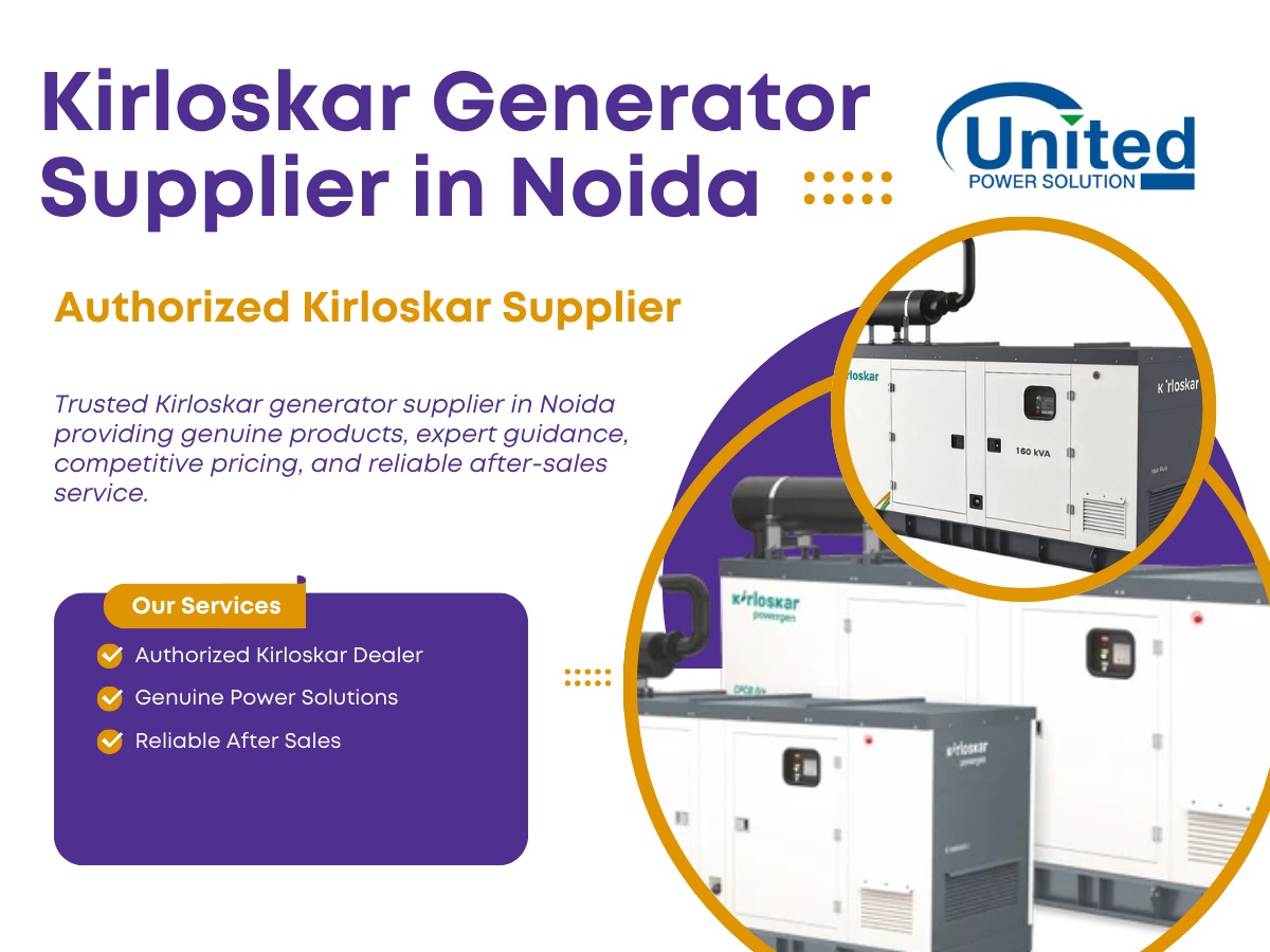 Kirloskar Generator Supplier in Noida