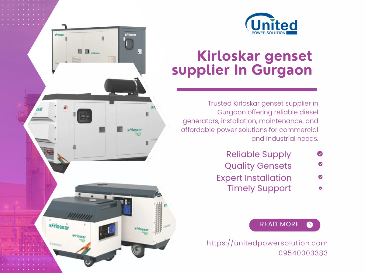 Kirloskar genset supplier In Gurgaon