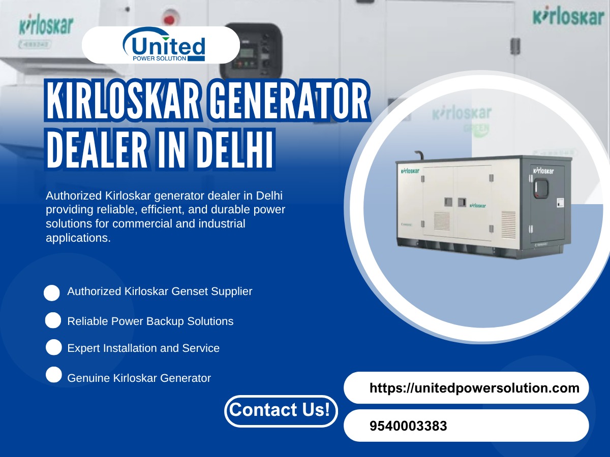 Kirloskar Generator Dealer in Delhi