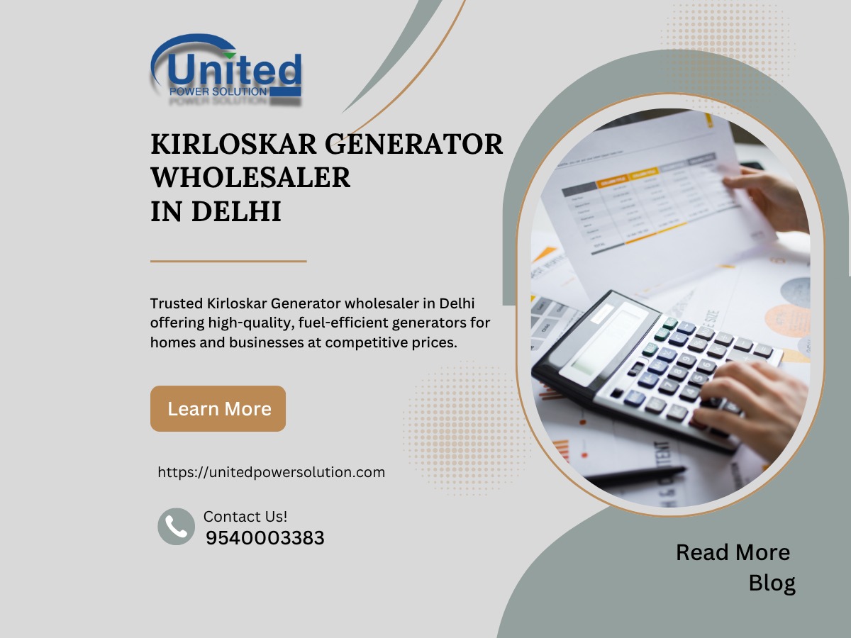 Kirloskar Generator wholesaler in Delhi