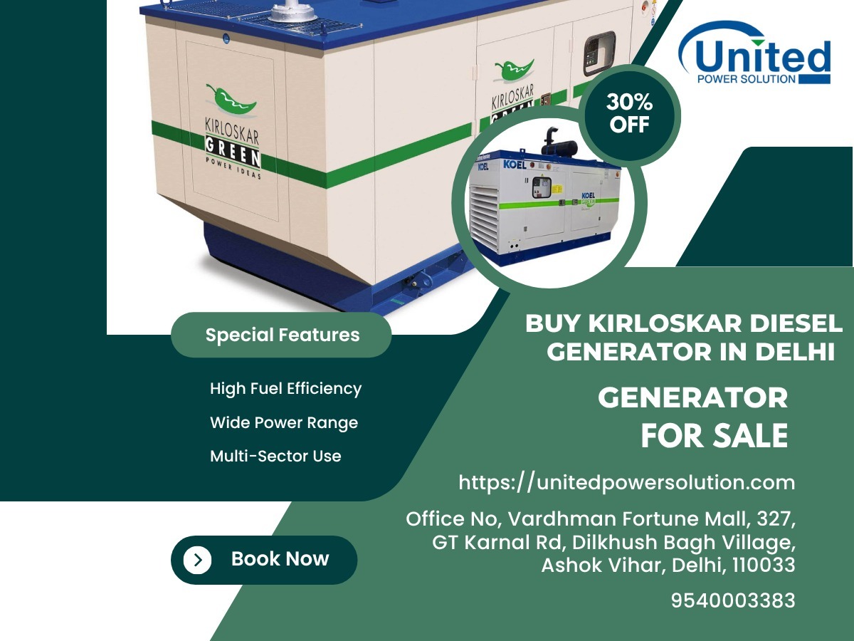 Buy Kirloskar diesel Generator Delhi
