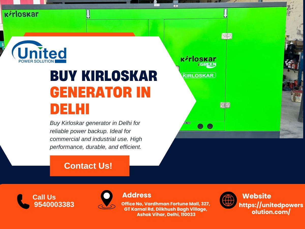 Buy Kirloskar Generator in Delhi