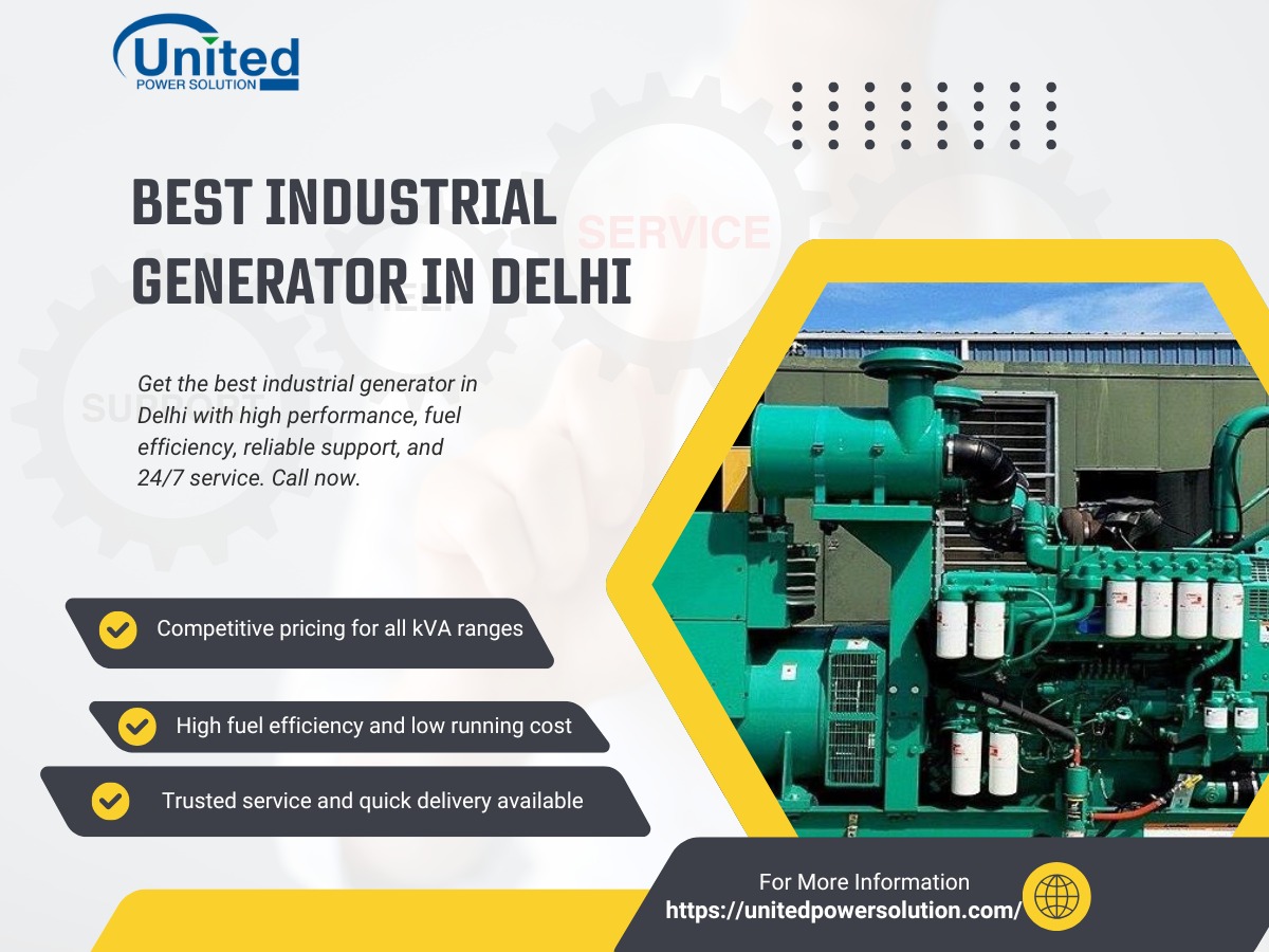 Best Industrial Generator in Delhi
