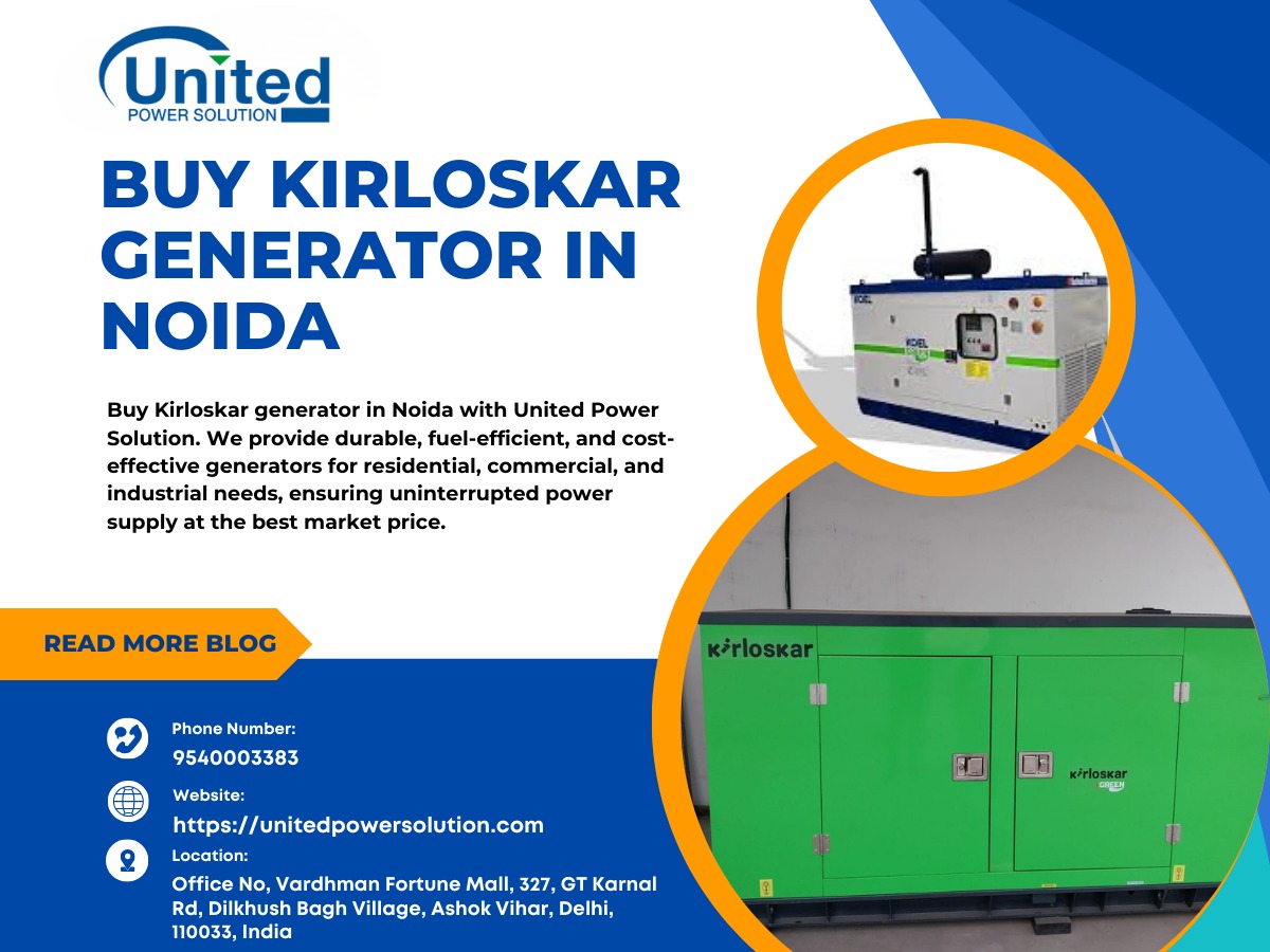 Buy Kirloskar Generator  in Noida