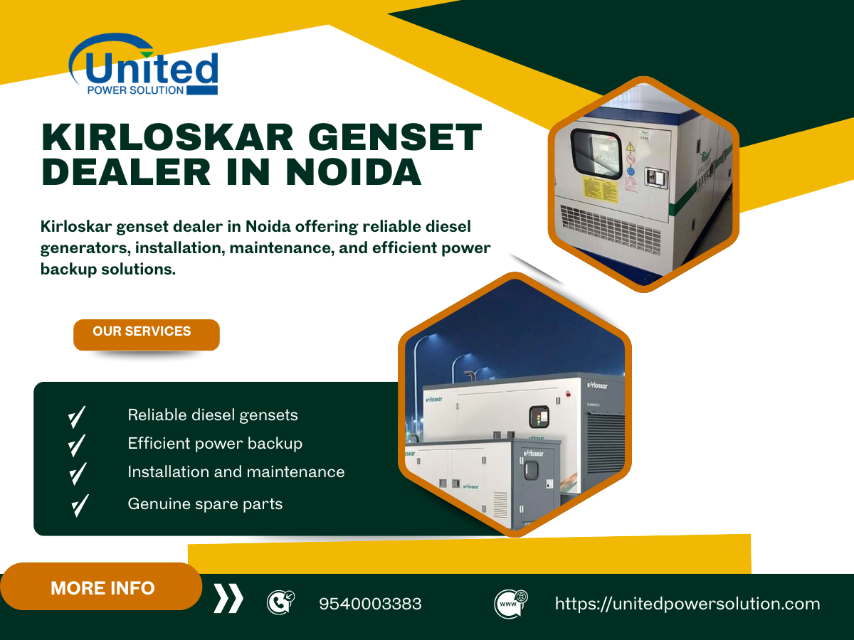Kirloskar Genset Dealer in Noida