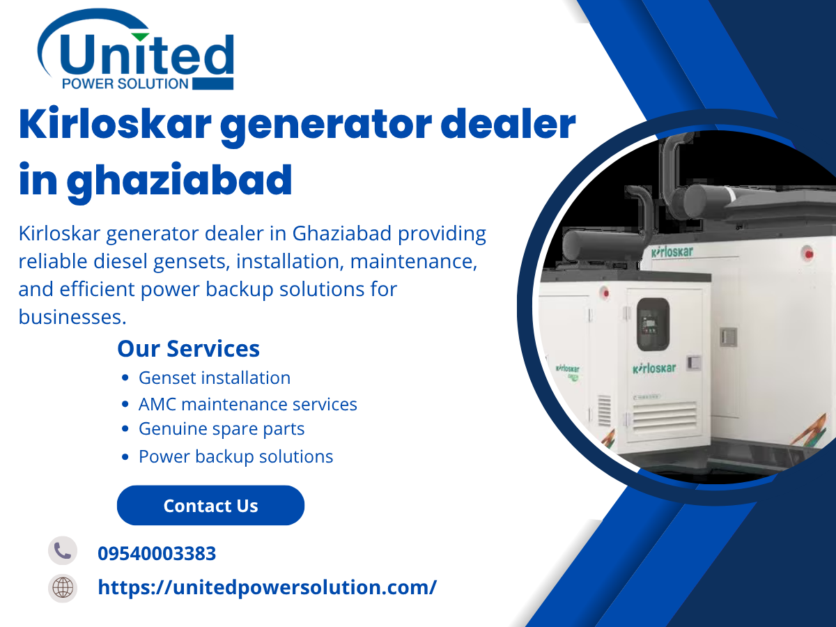 Kirloskar Generator Dealer in Ghaziabad