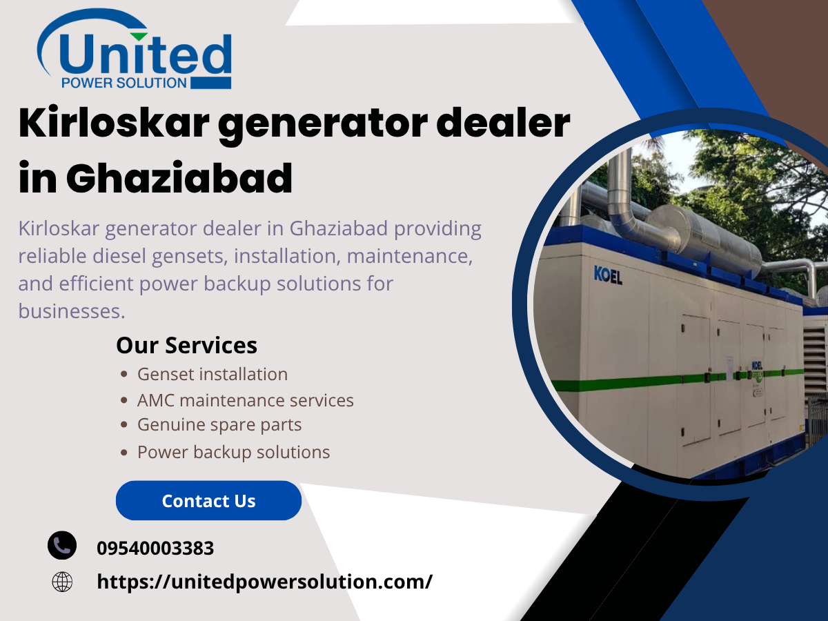 Kirloskar Generator Dealer in Ghaziabad