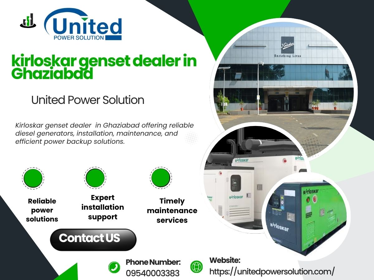 Your Trusted Kirloskar Genset Dealer in Ghaziabad