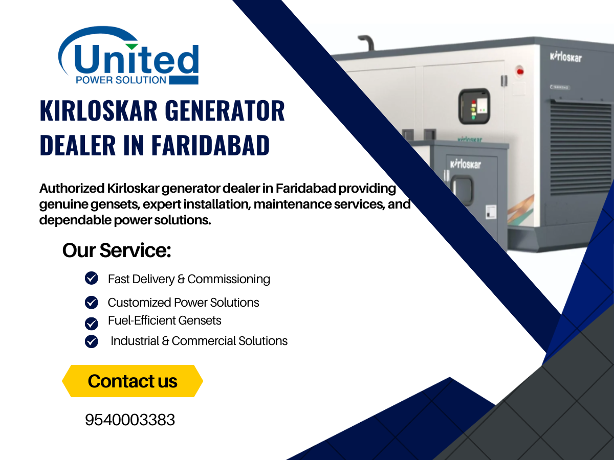 Kirloskar Generator Dealer in Faridabad