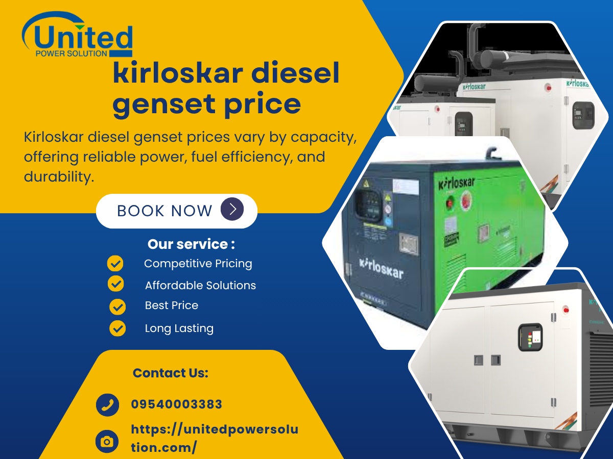 Kirloskar Diesel Genset Price